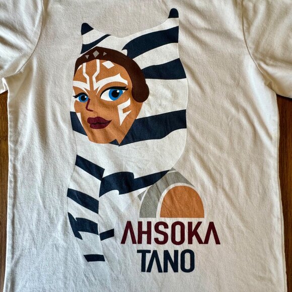 HANNA ANDERSSON X STAR WARS Ahsoka Tano Girls T-shirt 10 140cm Ringer Tee - Picture 3 of 6